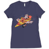 pizza jet Ladies Fitted T-Shirt