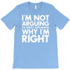 i'm not arguing i'm simply explaining why i'm right T-Shirt