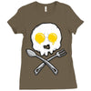 eggskull Ladies Fitted T-Shirt