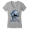 muscle shark its summer time Women's V-Neck T-Shirt