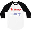 this was a trump shirt but hillary deleted it 3/4 Sleeve Shirt