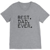 best dad ever t shirt gift for father V-Neck Tee