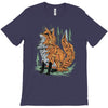 polygon fox graphic T-Shirt