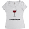 grandmas sippy cup Women's Triblend Scoop T-shirt