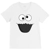 Cookie Monster Face V-Neck Tee