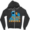 Me Just Here Fore The Cookies Zipper Hoodie