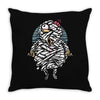 mummy invasion Throw Pillow