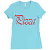 pizza Ladies Fitted T-Shirt