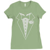 youth kids tuxedo Ladies Fitted T-Shirt