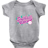 softball diva neon Baby Onesie