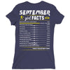 September Girl Facts Libra Ladies Fitted T-Shirt
