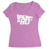 back to the 80's, funny retro Women's Triblend Scoop T-shirt