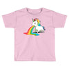 where rainbows come from (green) Toddler T-shirt