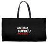 Autism Is My Super Power Weekender Totes