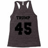 Trump 45 jersey number Racerback Tank