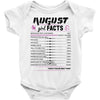 August Girl Facts Leo Baby Onesie