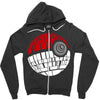 pokeball death star Zipper Hoodie