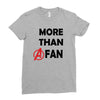 Avengers More Than A Fan Ladies Fitted T-Shirt