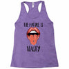Women's March The Future is Nasty Racerback Tank