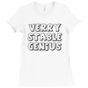 verry stable genius Ladies Fitted T-Shirt