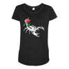 scorpio rose Maternity Scoop Neck T-shirt