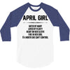 April Girl Hated By Many 3/4 Sleeve Shirt