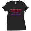 beer t shirt who said beer won't make you smart it made bud wiser funn Ladies Fitted T-Shirt