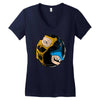 fire and ice Women's V-Neck T-Shirt