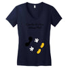 Creating a Little Disney Magic Character Women's V-Neck T-Shirt