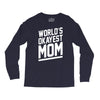 world's okayest mom funny Long Sleeve Shirts
