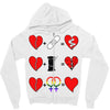 ls lesbian full heart Zipper Hoodie