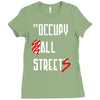 occupy all streets as seen on jay Ladies Fitted T-Shirt