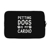 pet dog ladies slogan Laptop sleeve