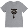 grumpy hipster cat V-Neck Tee
