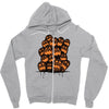 halloween ghost Zipper Hoodie