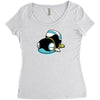 drooly snake slug thing Women's Triblend Scoop T-shirt