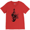 biker girl V-Neck Tee