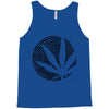 cannabis fingerprinting (black) Tank Top