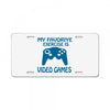 my favorite exercise is video games License Plate