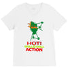 hot grill on grill action V-Neck Tee