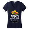 adios Bitchachos Women's V-Neck T-Shirt