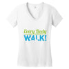 every body walk Women's V-Neck T-Shirt
