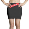 red stripe Mini Skirts