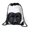 Dog2 Drawstring Bags