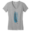 Whale Women's V-Neck T-Shirt