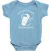 caffeine and spite Baby Bodysuit