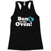 Bun in the Oven with Heart Baby Boy Racerback Tank