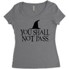 you shall not pass Women's Triblend Scoop T-shirt