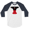 pool black red 3/4 Sleeve Shirt