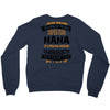 Super Cool Nana Of A Freaking Awesome Granddaughter Crewneck Sweatshirt